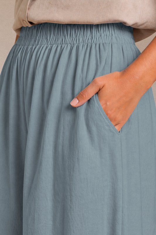 Light Grey Cotton Afghani Pants