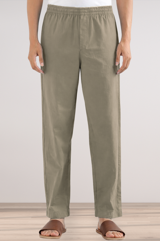 Light Grey Cotton Pant Pajama