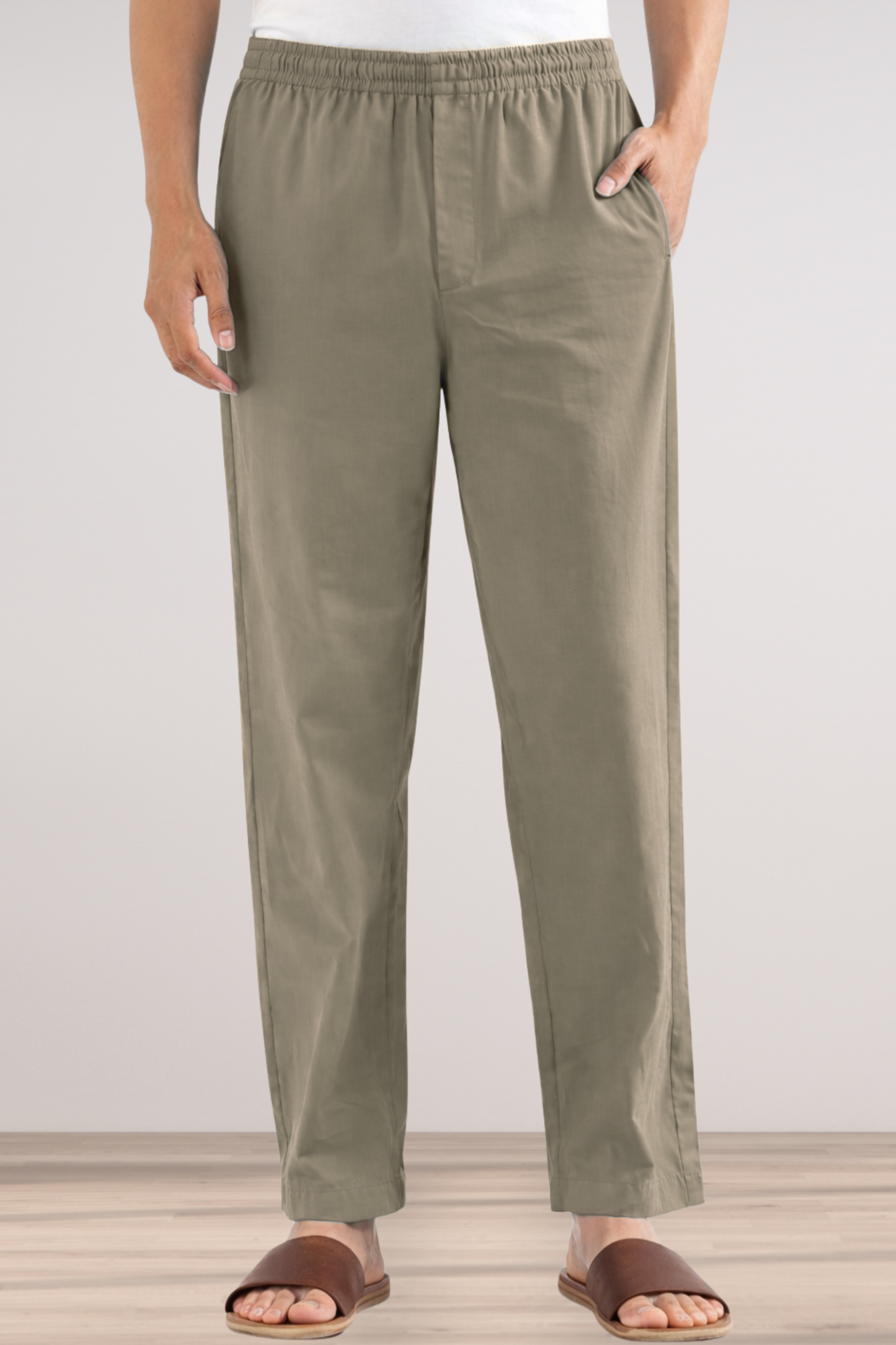 Light Grey Cotton Pant Pajama
