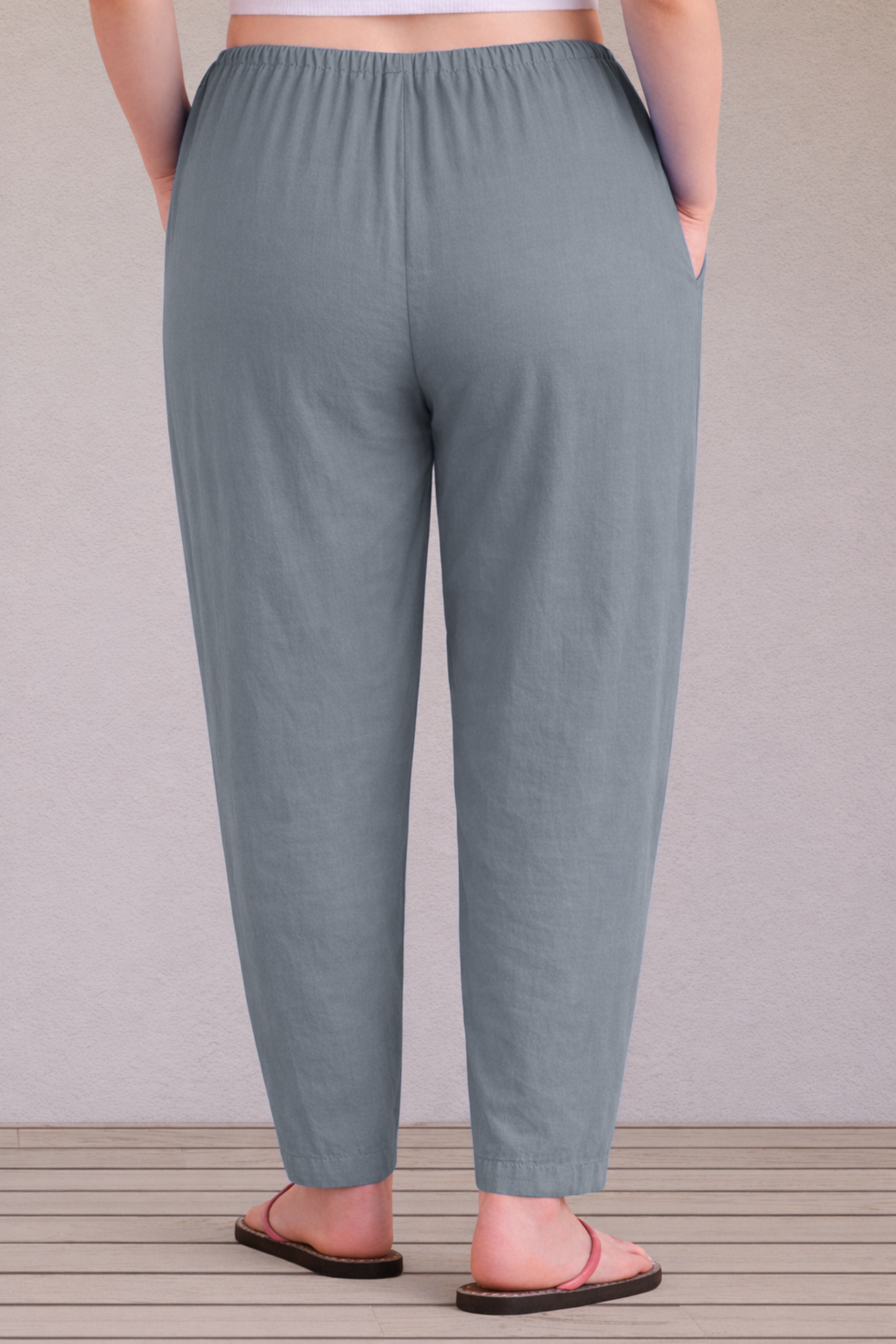 Light Grey Easy Fit Cotton Maternity Salwar