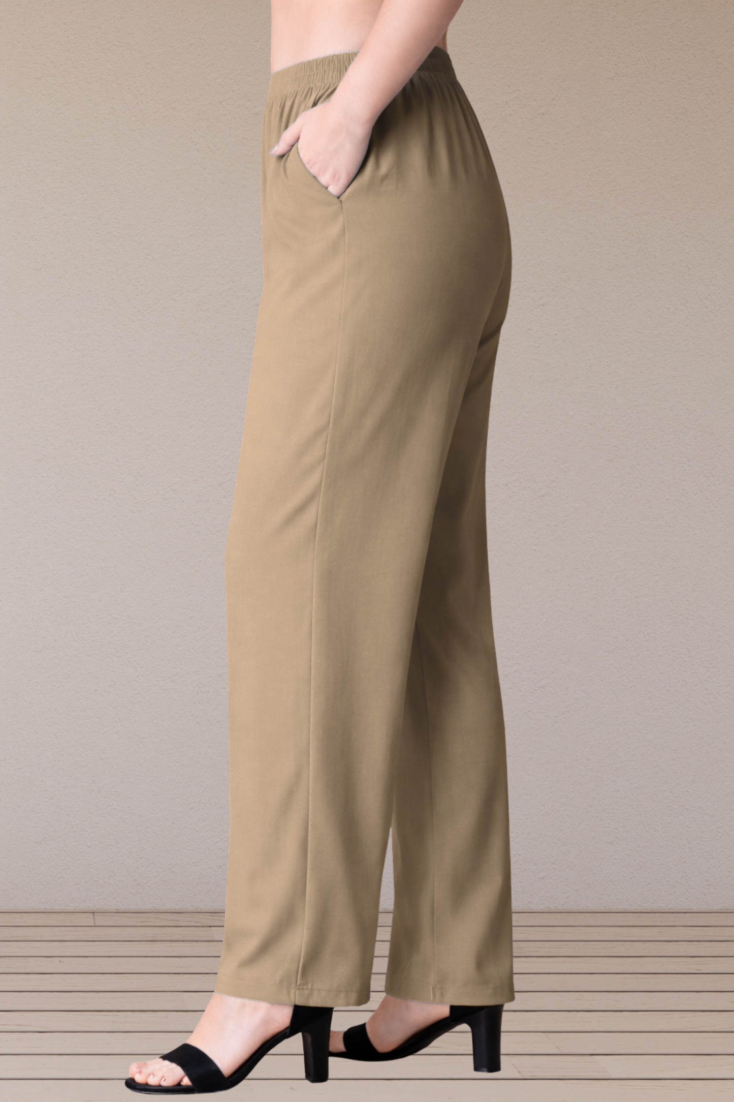 Dusty Grey Rayon Kurti Pant