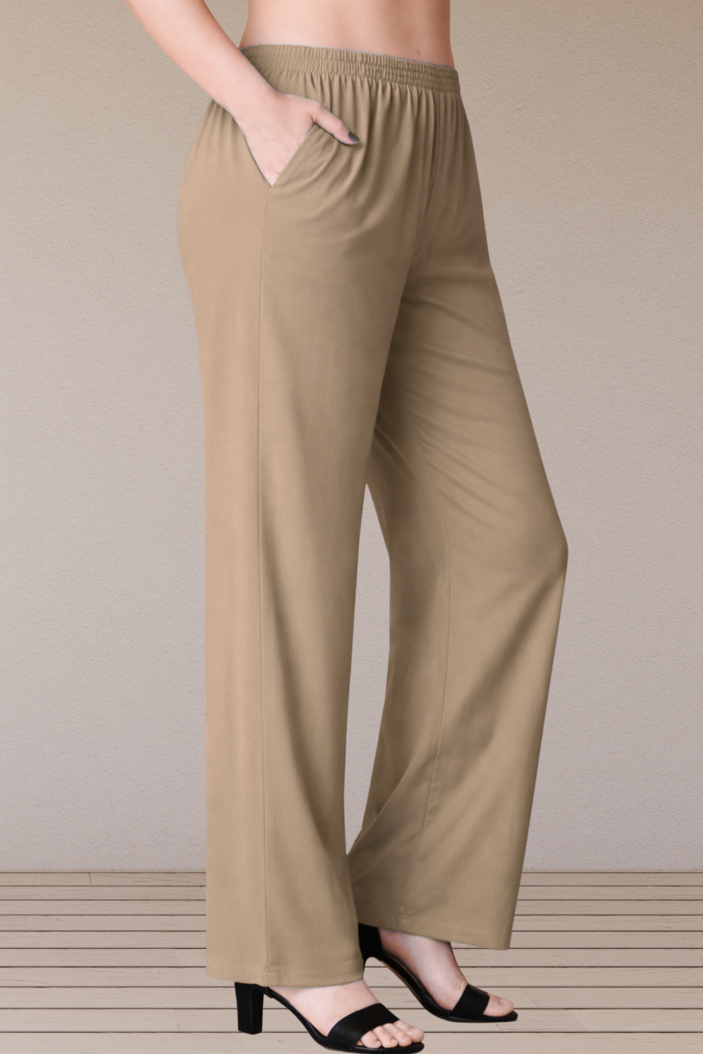 Dusty Grey Rayon Kurti Pant