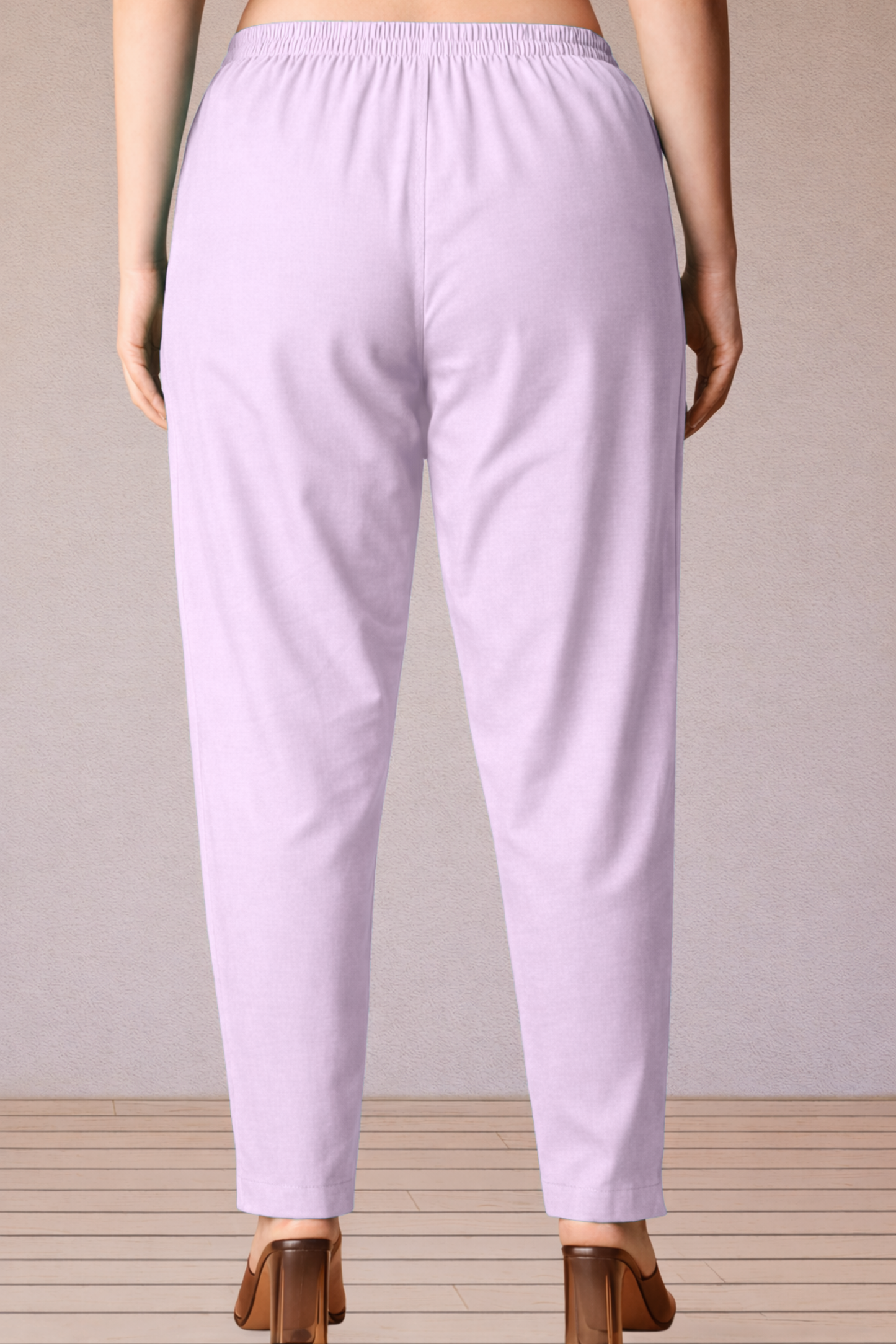 Light Lavender Cotton Kurti Pant