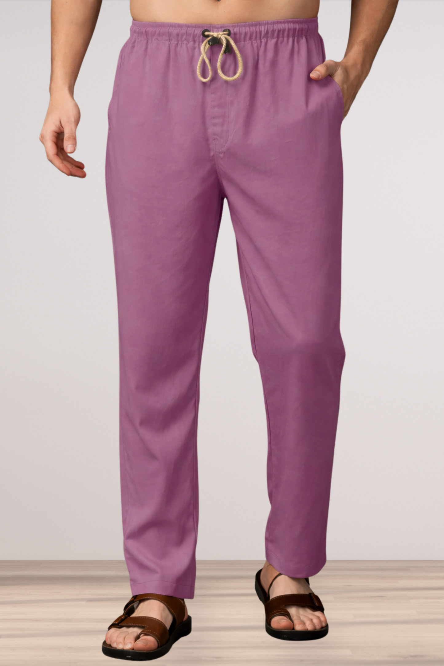 Light Mauve Comfort Track Pants