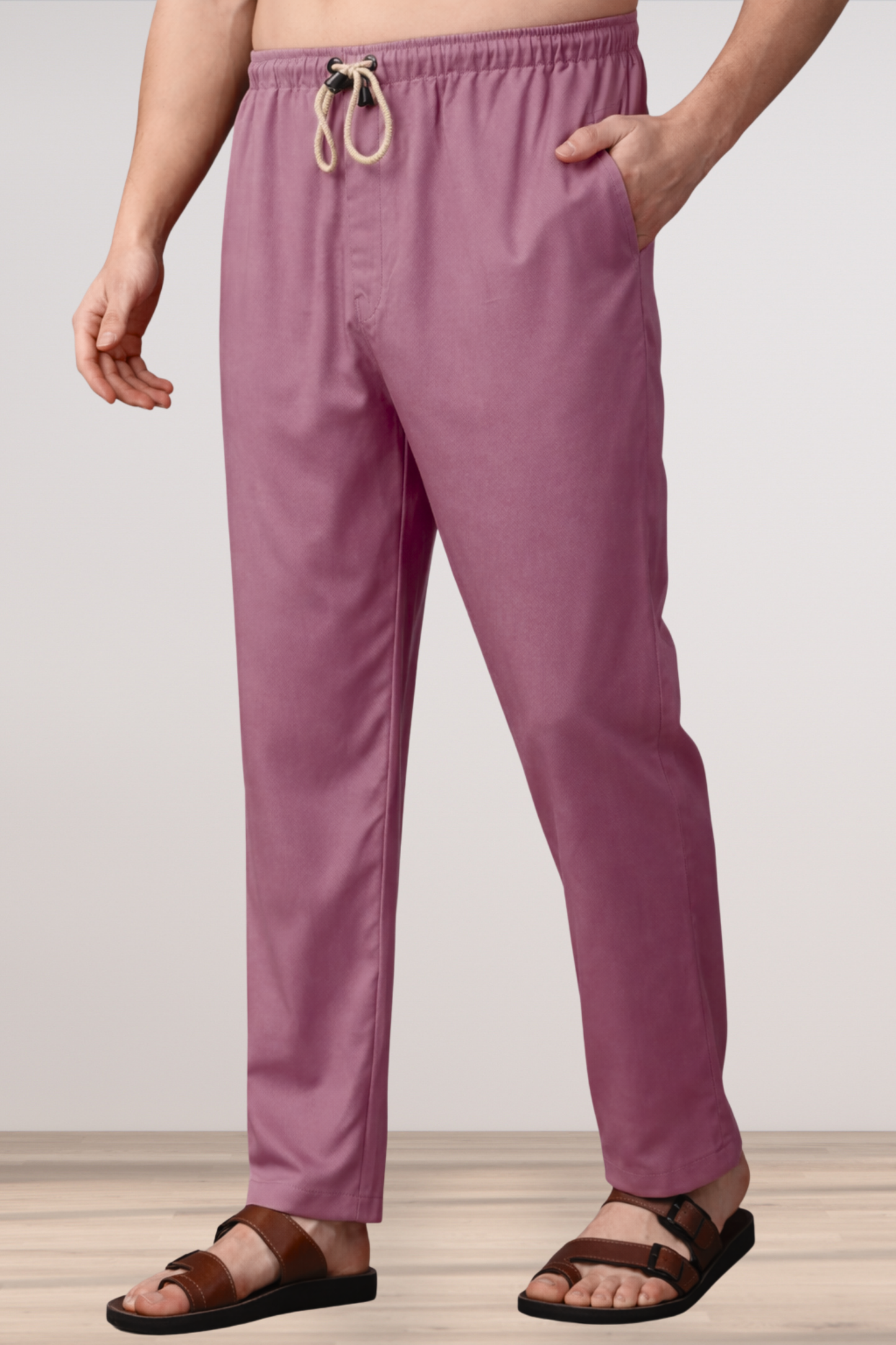 Light Mauve Comfort Track Pants