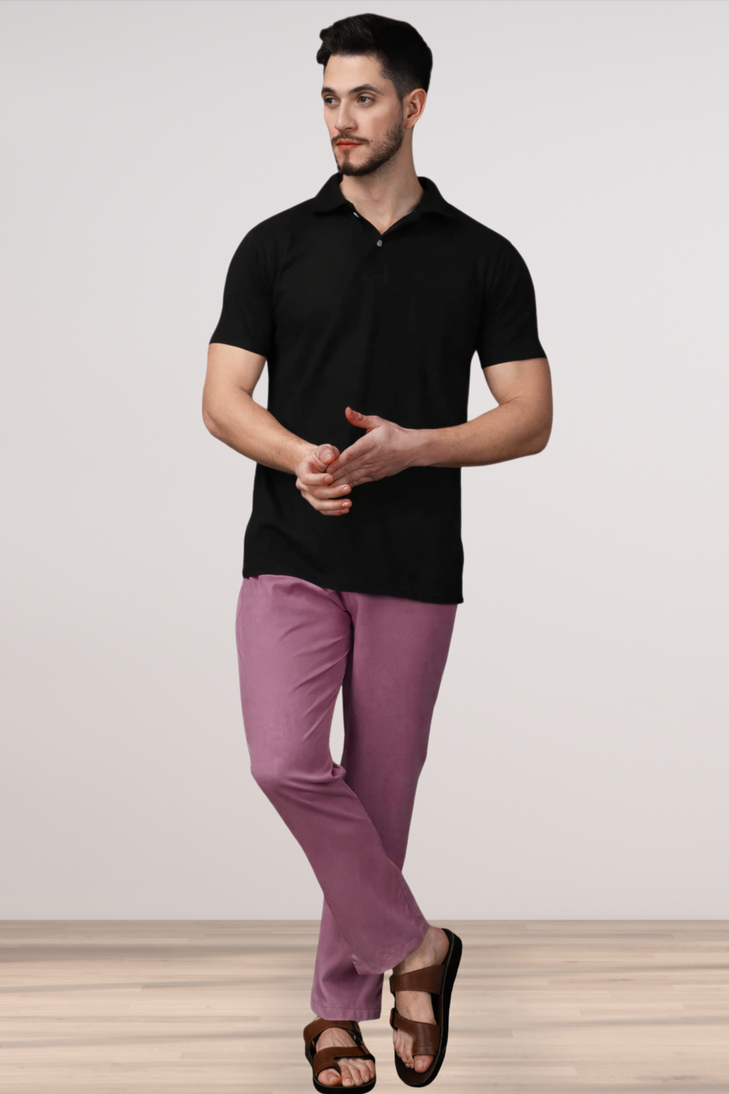 Light Mauve Comfort Track Pants