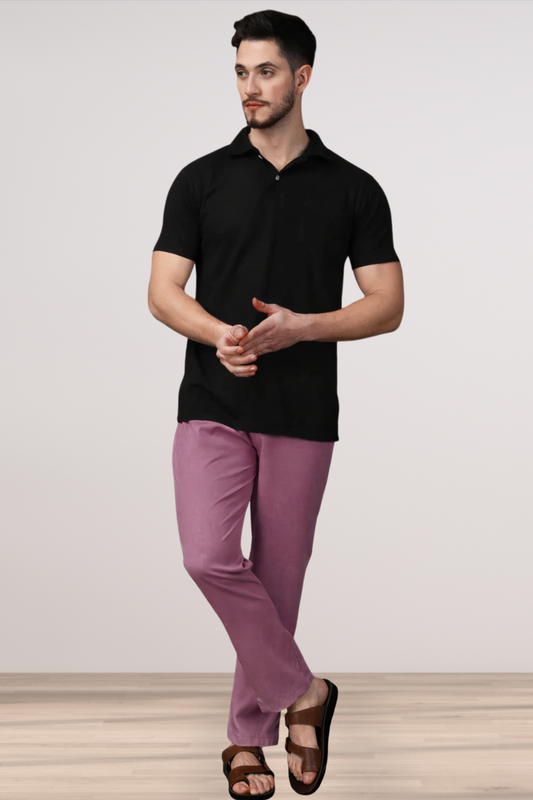 Light Mauve Comfort Track Pants