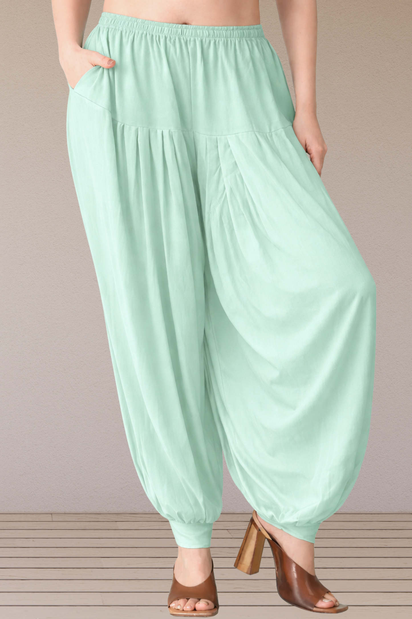 Light Mint Rayon Afghani Salwar