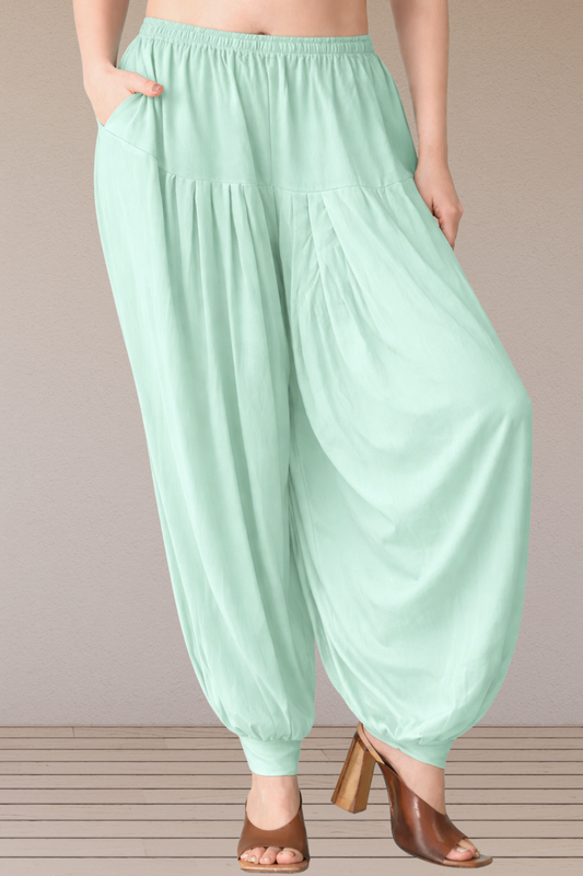 Light Mint Rayon Afghani Salwar
