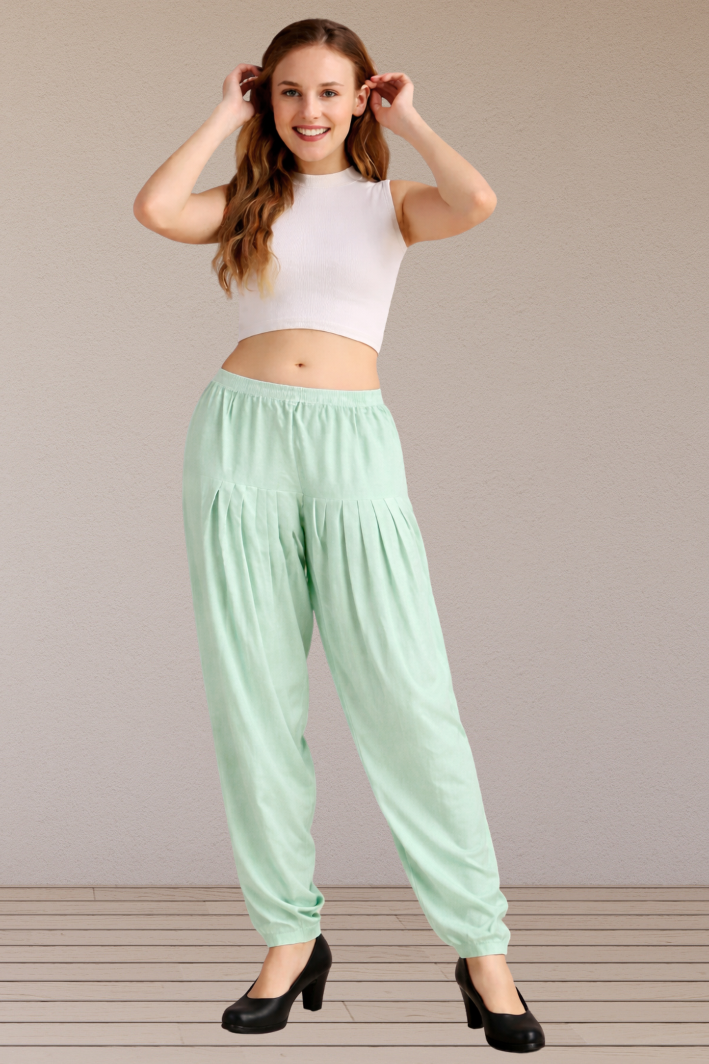 Light Mint Easy Fit Rayon Salwar