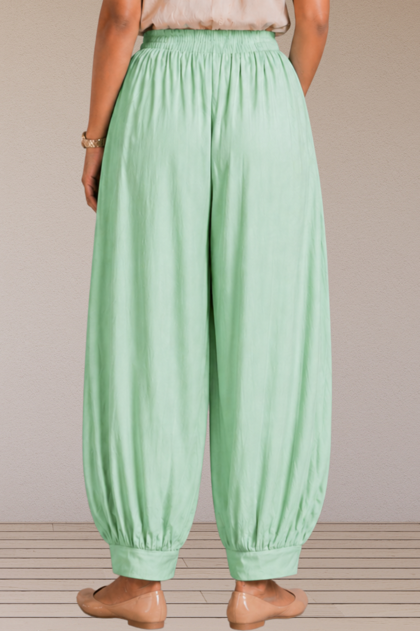 Light Mint Rayon Afghani Pants
