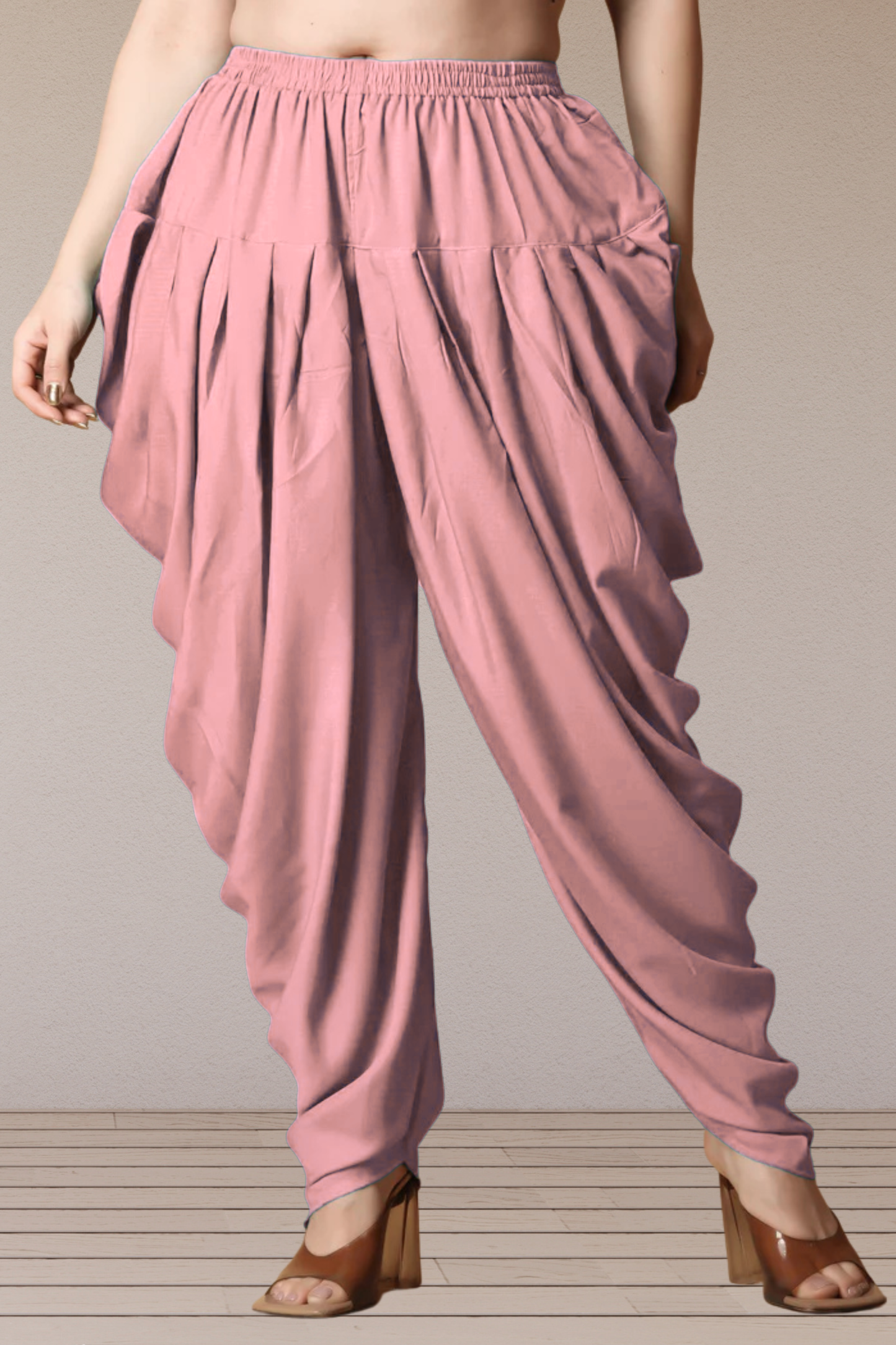 Light Onion Belted Dhoti Salwar