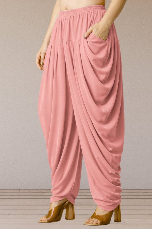 Light Onion Belted Dhoti Salwar