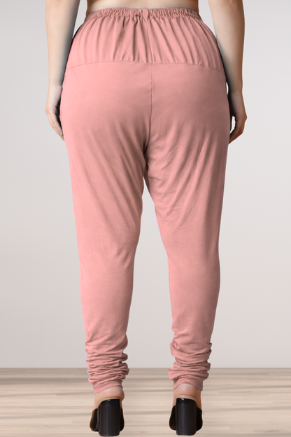Light Onion Cotton Churidar Pants