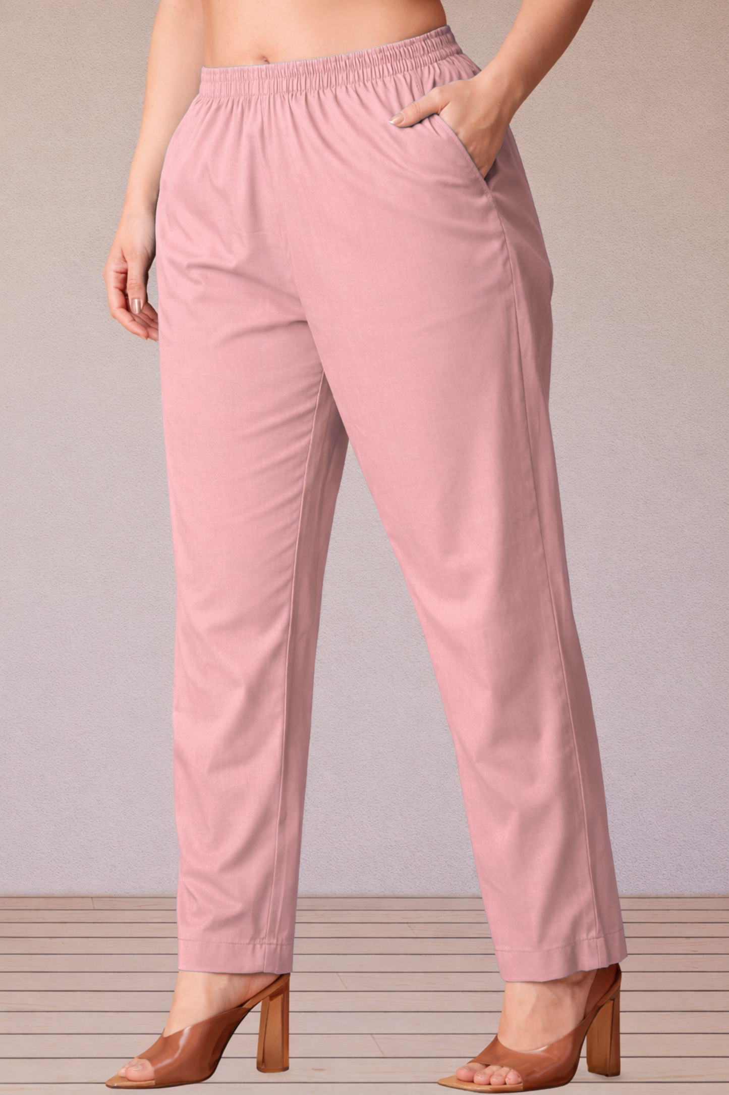 Light Onion Cotton Kurti Pant
