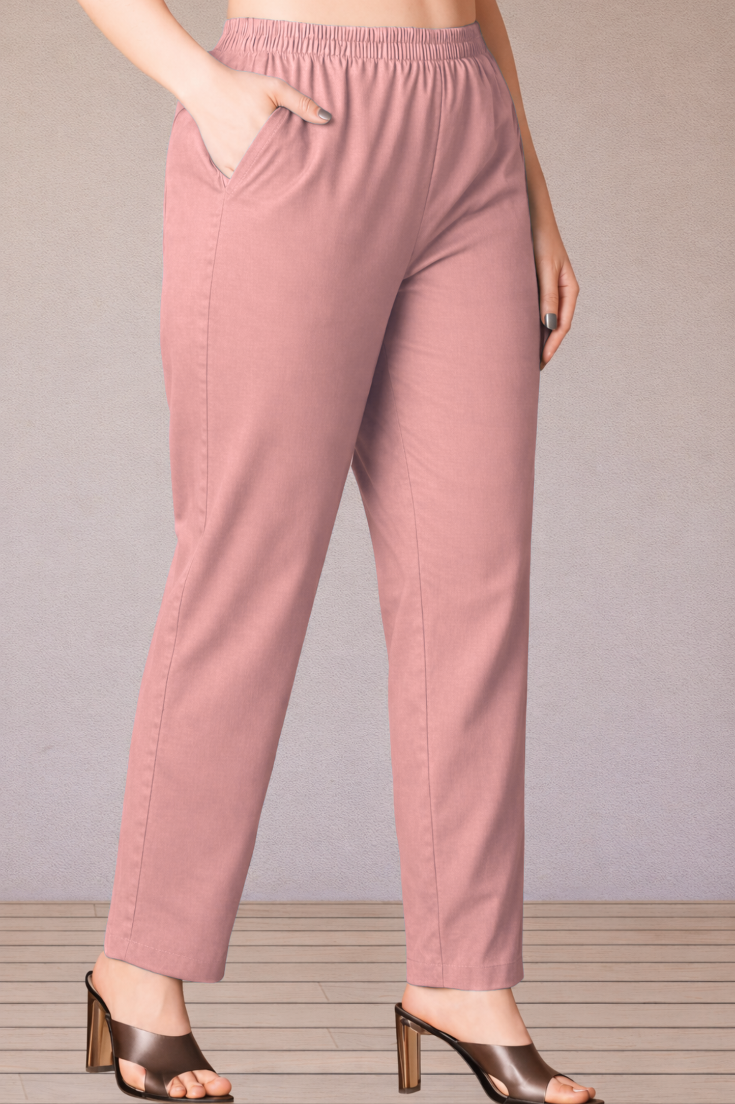 Light Onion Cotton Kurti Pant