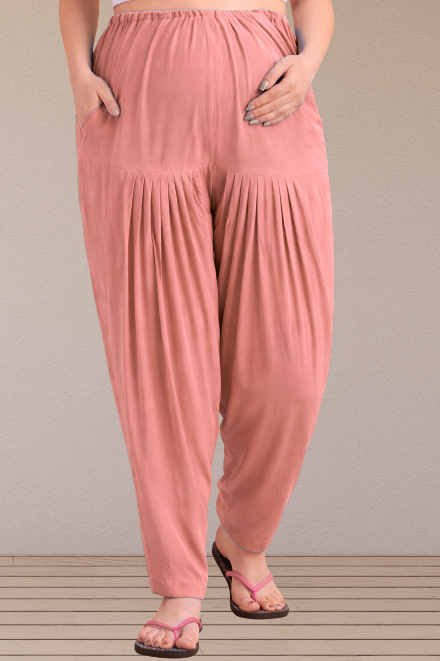 Light Onion Easy Fit Rayon Maternity Salwar