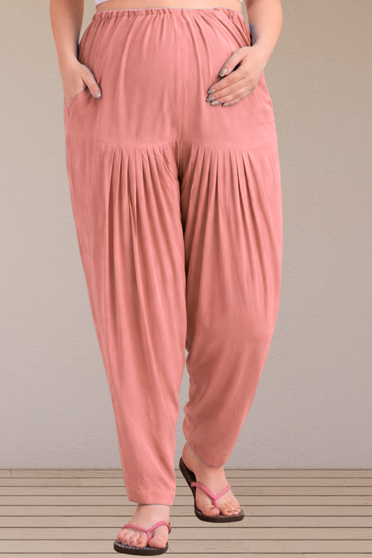 Light Onion Easy Fit Rayon Maternity Salwar