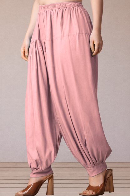 Light Onion Rayon Afghani Salwar