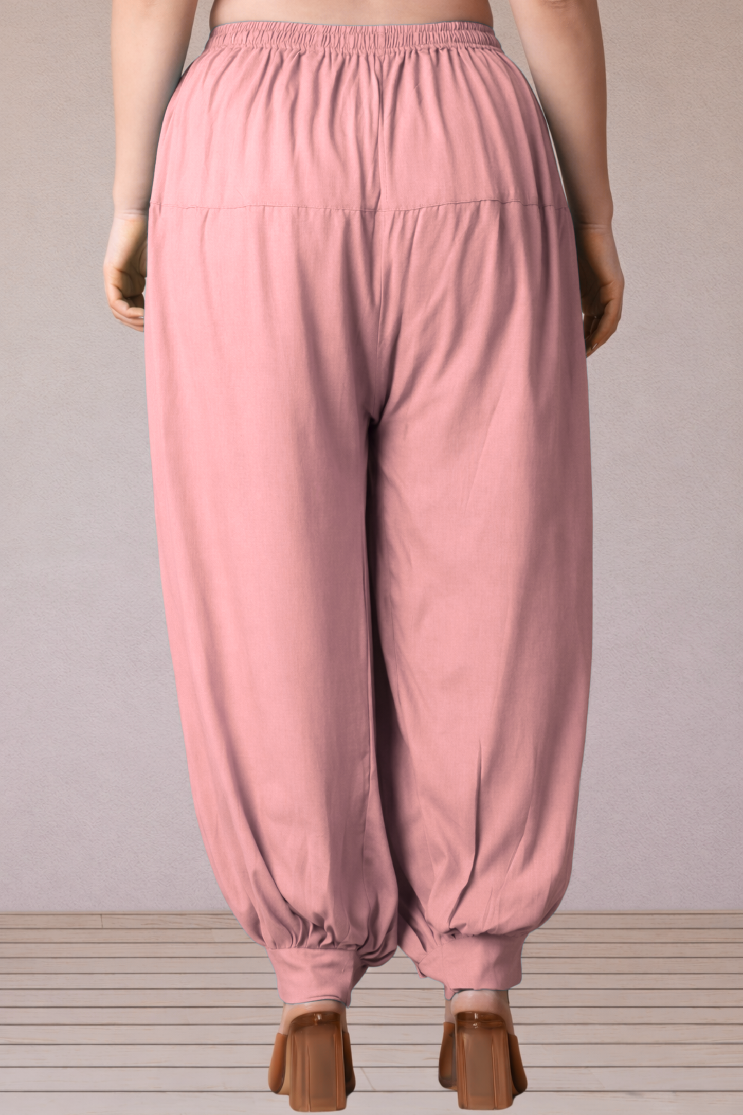 Light Onion Rayon Afghani Salwar