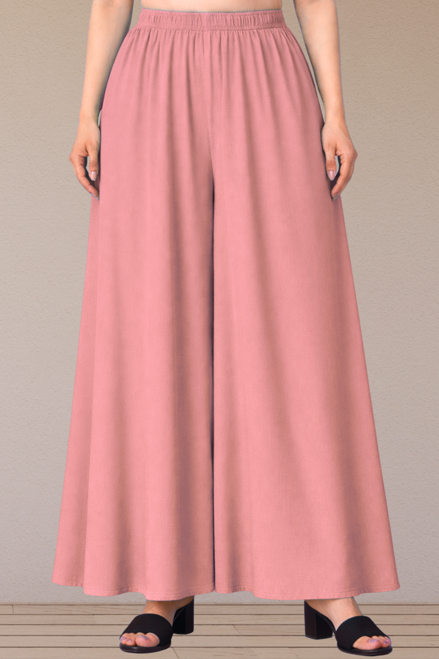 Light Onion Rayon Skirt Palazzo