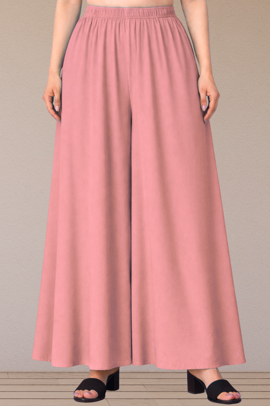 Light Onion Rayon Skirt Palazzo