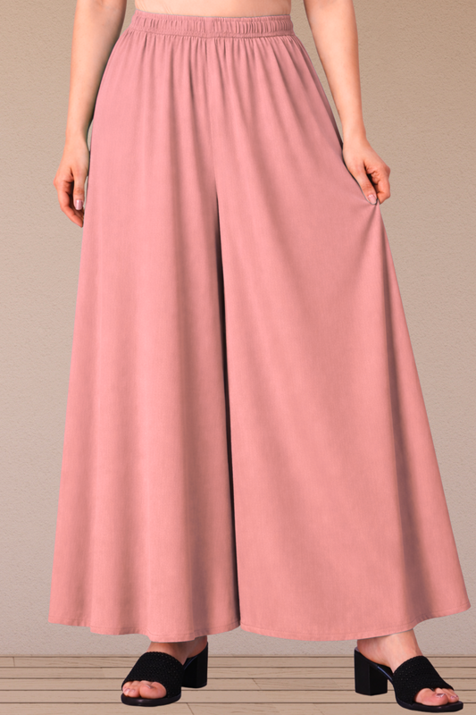 Light Onion Rayon Skirt Palazzo
