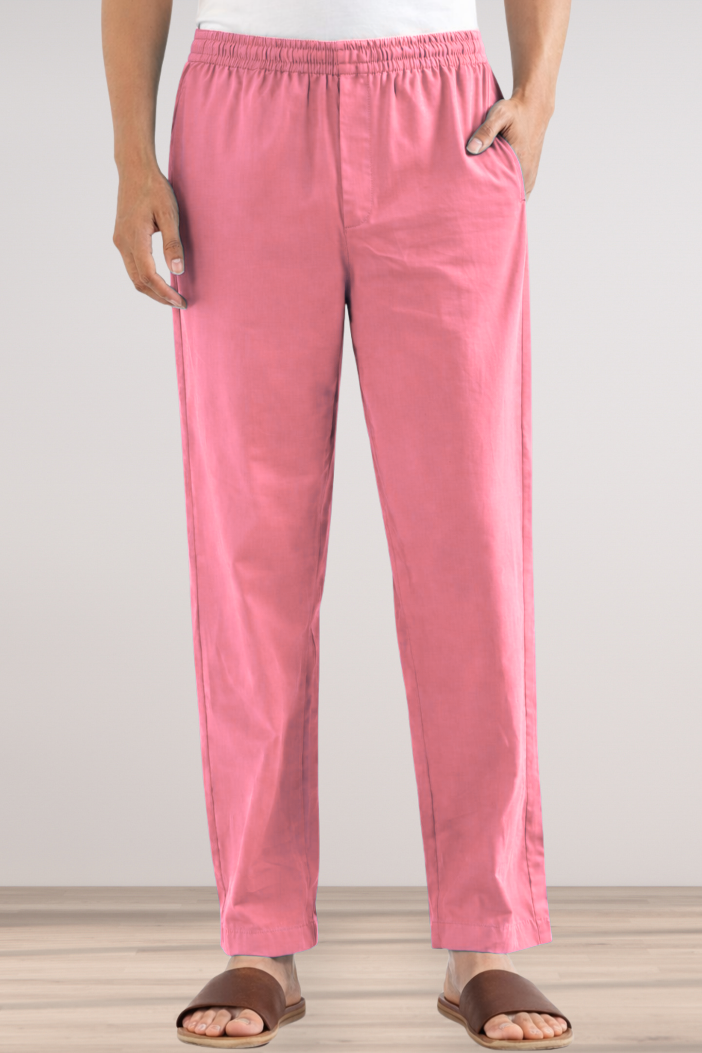 Light Pink Cotton Pant Pajama