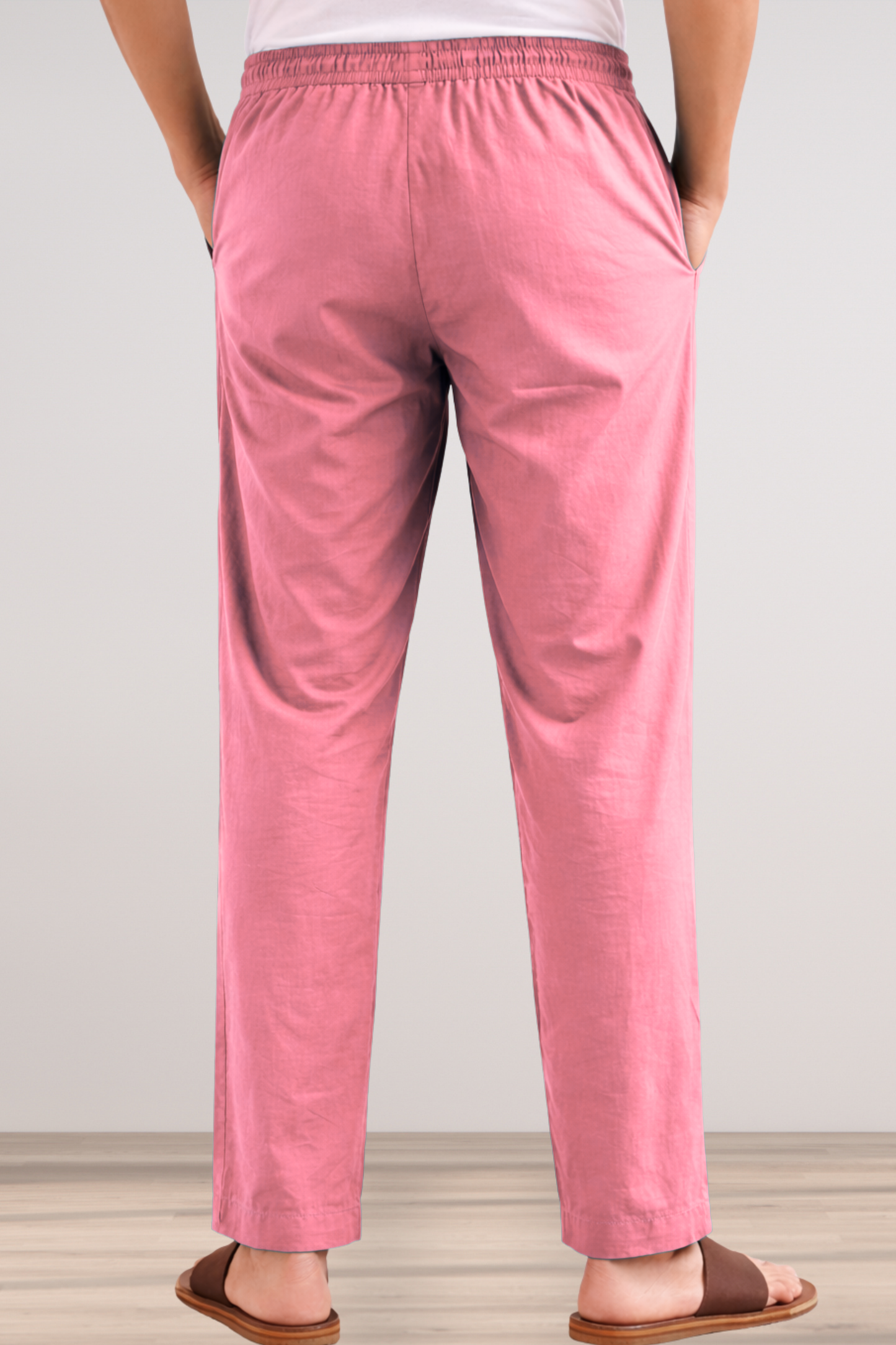 Light Pink Cotton Pant Pajama