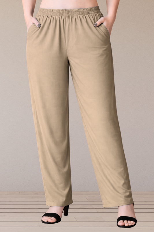 Light Taupe Rayon Kurti Pant