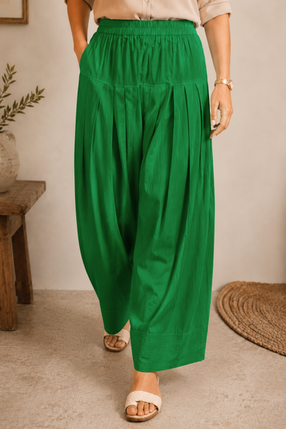 Light Green Cotton Farshi Salwar