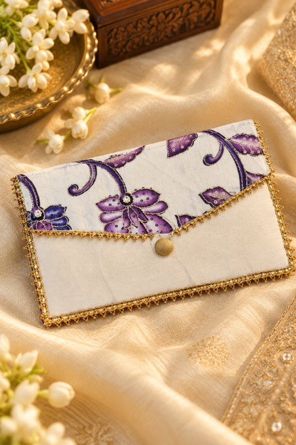 Lilac Handcrafted Shagun Envelope