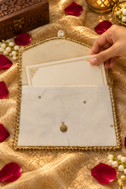 Lilac Handcrafted Shagun Envelope