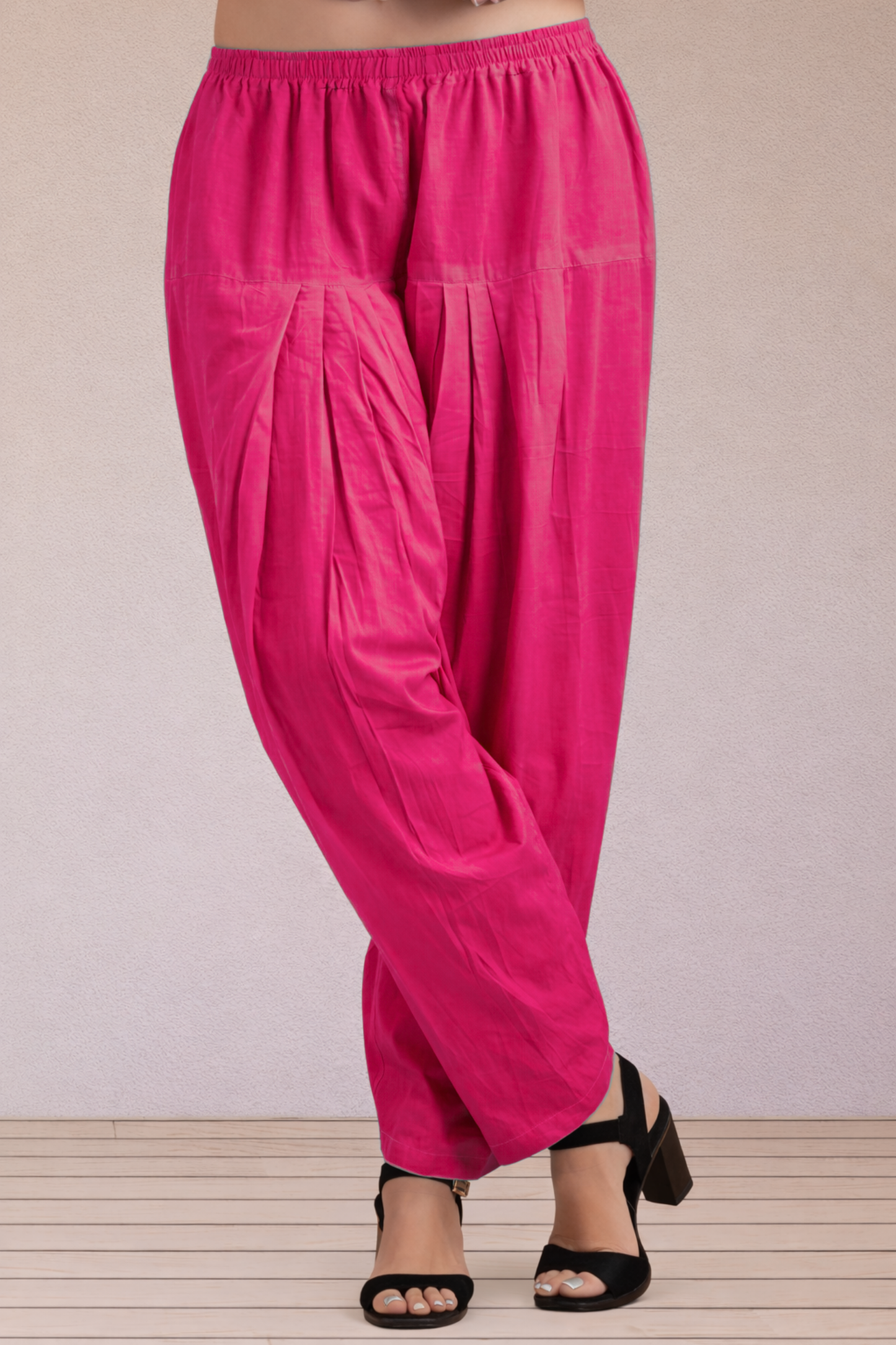 Magenta Easy Fit Cotton Salwar