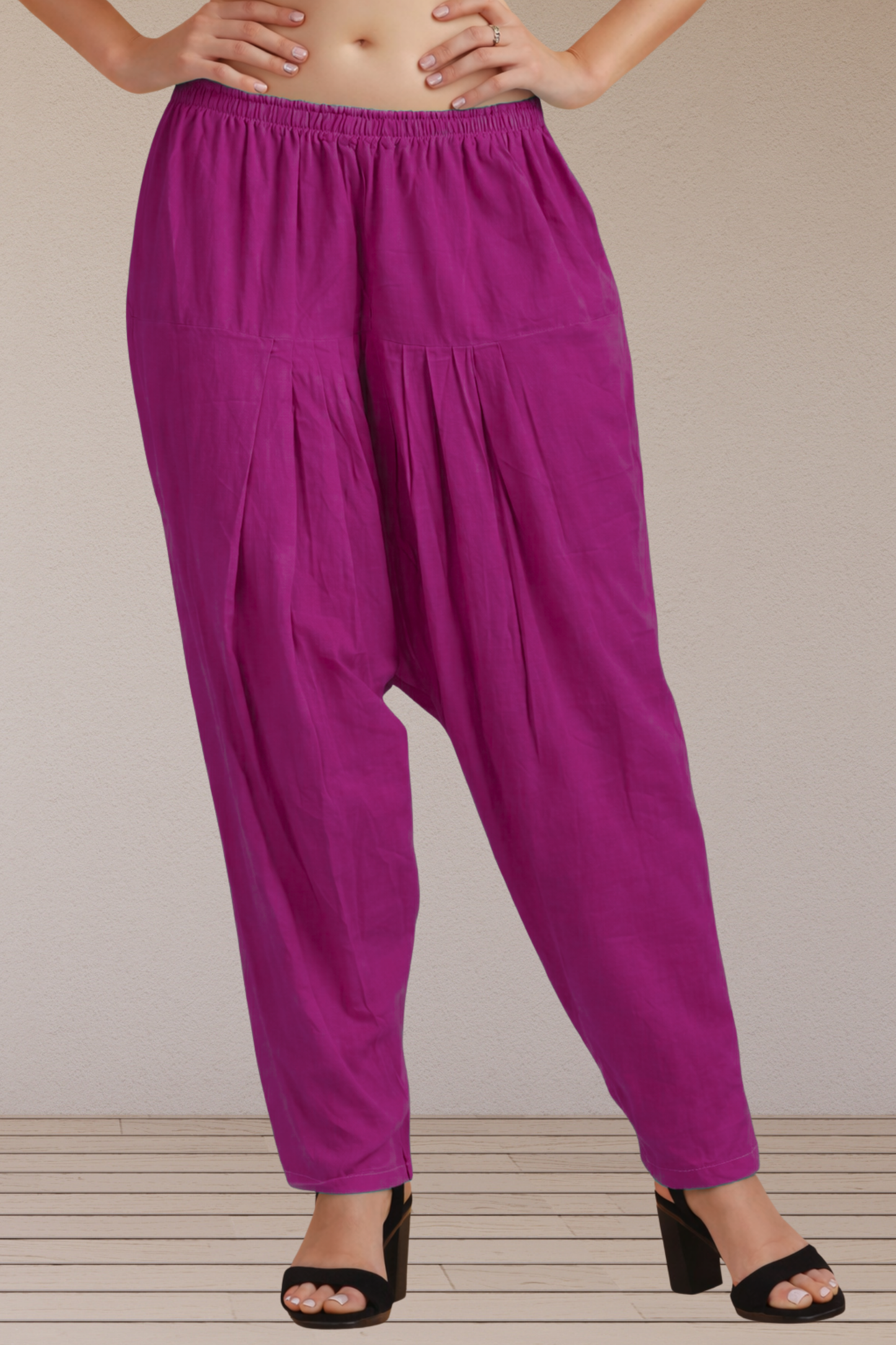 Mulberry Wine  Easy Fit Cotton Salwar