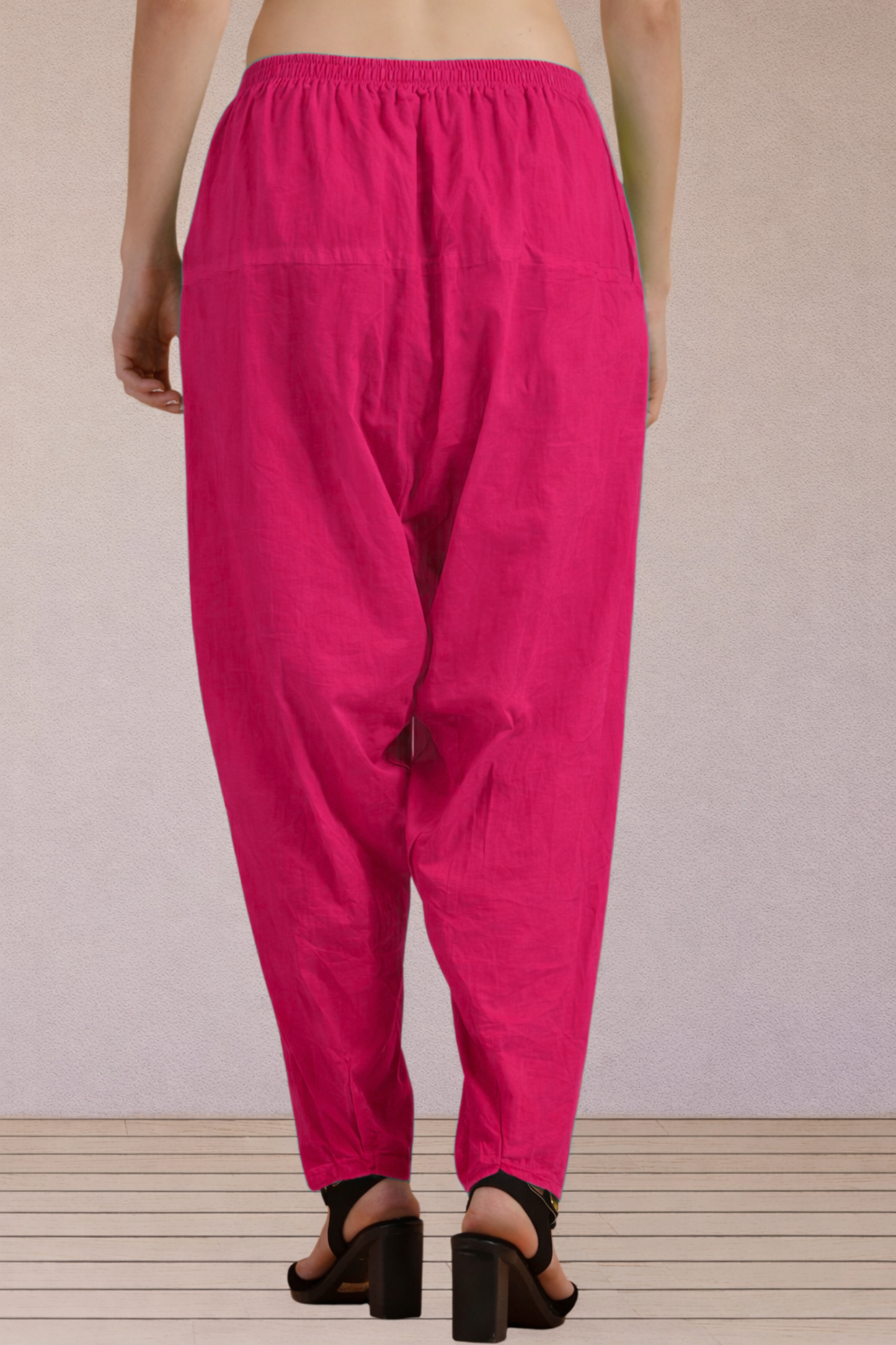 Magenta Easy Fit Cotton Salwar