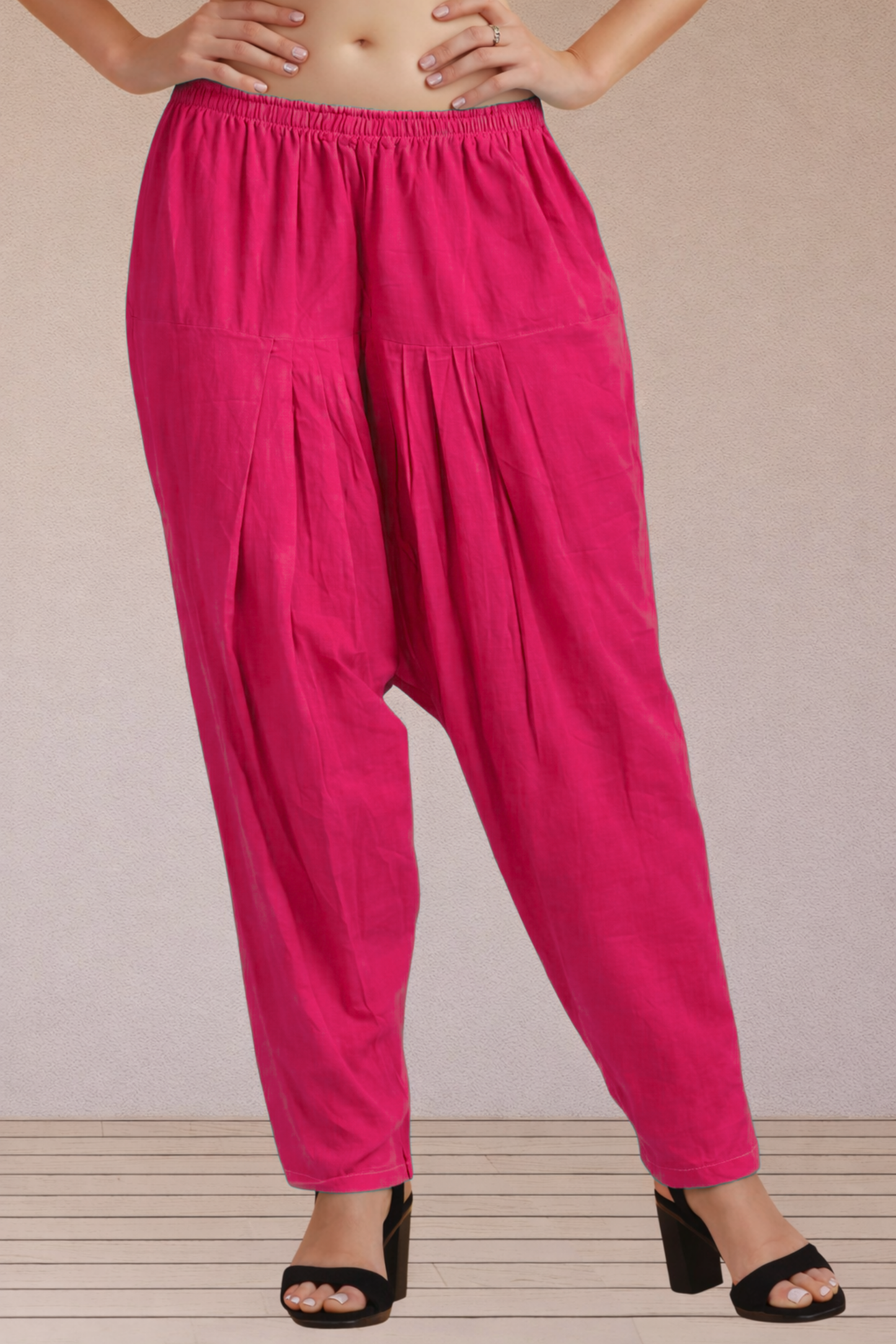 Magenta Easy Fit Cotton Salwar