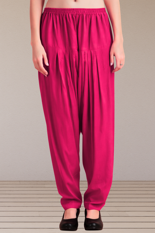 Magenta Easy Fit Rayon Salwar