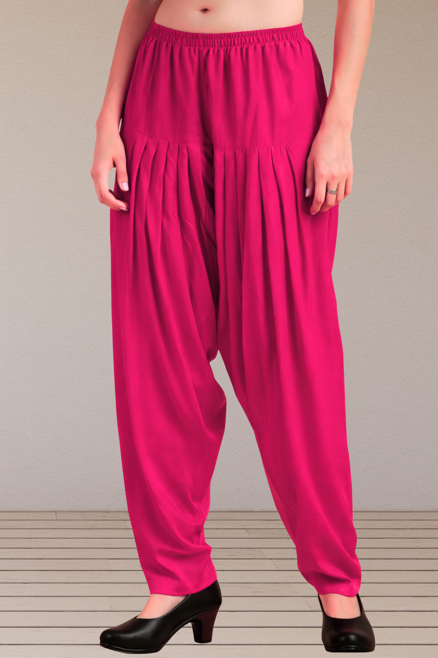 Magenta Easy Fit Rayon Salwar