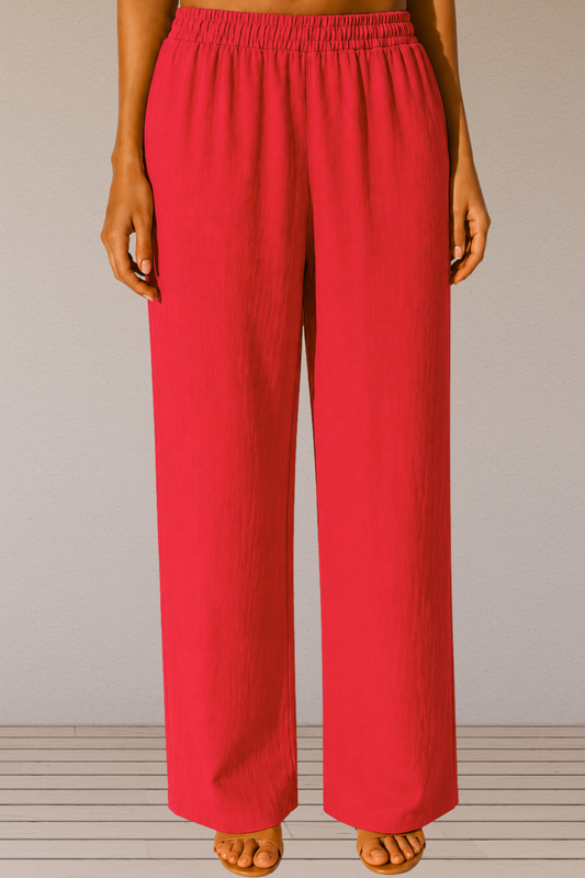 Magenta Linen Palazzo