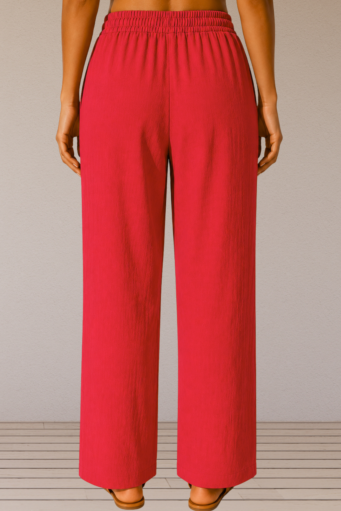 Magenta Linen Palazzo