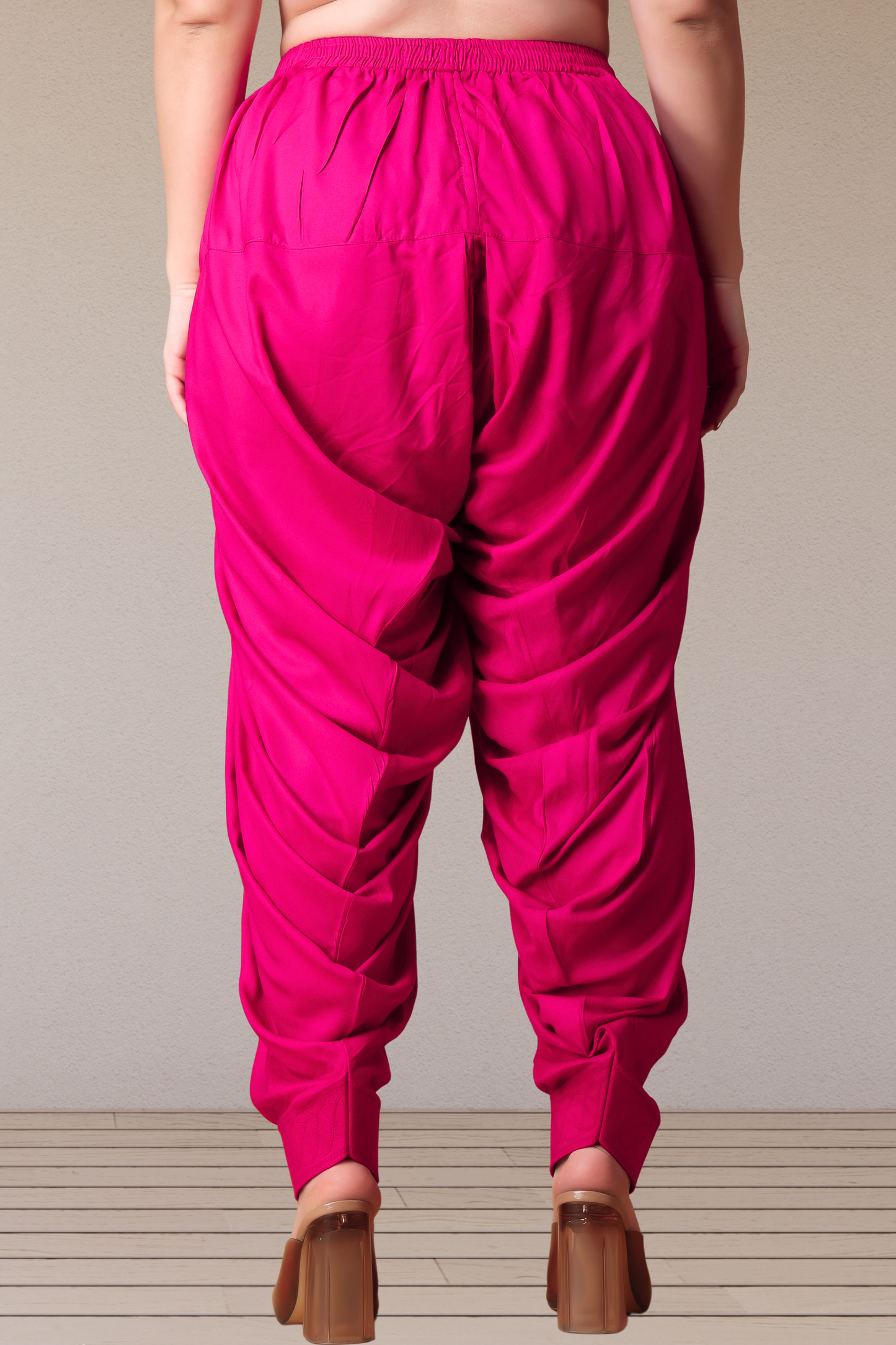 Magenta Rayon Patiala Salwar