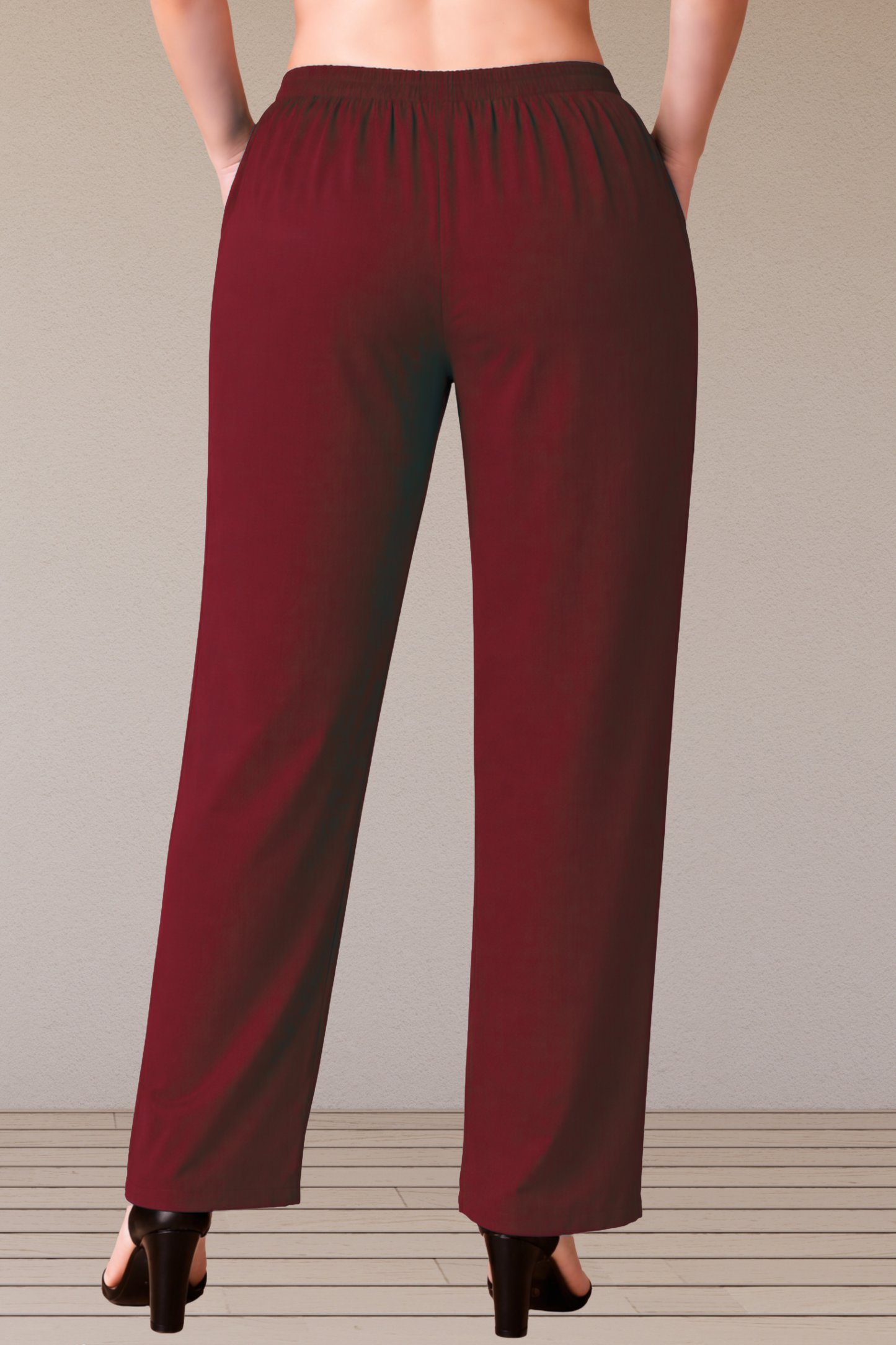 Maroon Rayon Kurti Pant