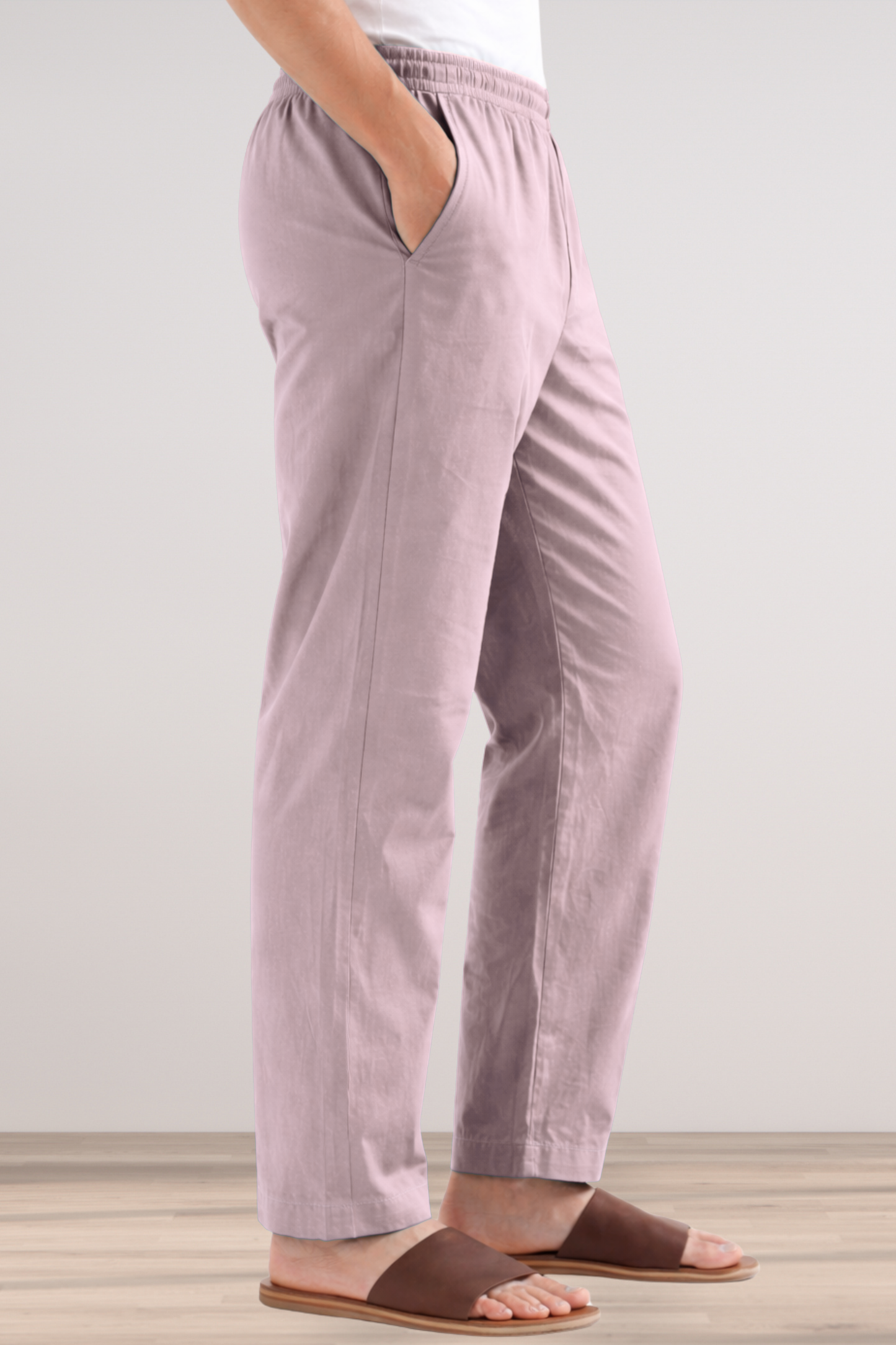 Mauve Cotton Pant Pajama