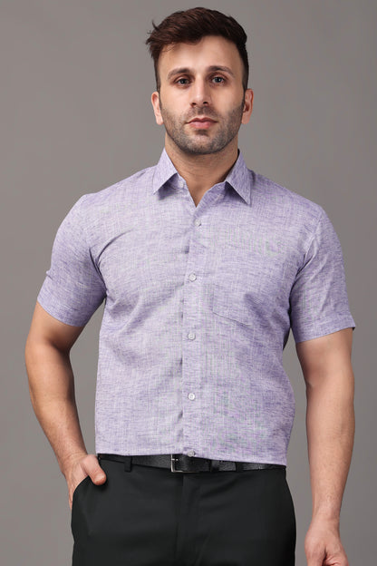 Mauve Plus Size Shirts For Men