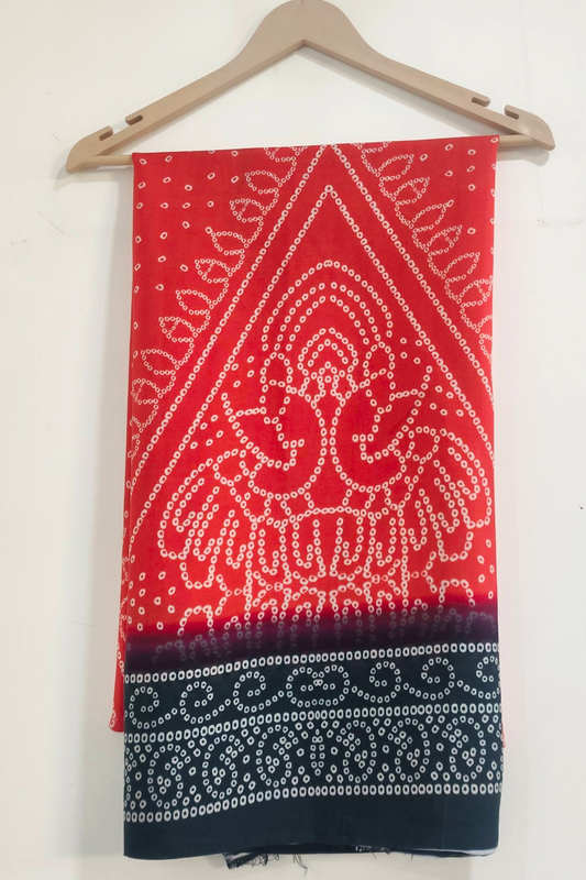 Meadow Orange Bandhani Dupatta