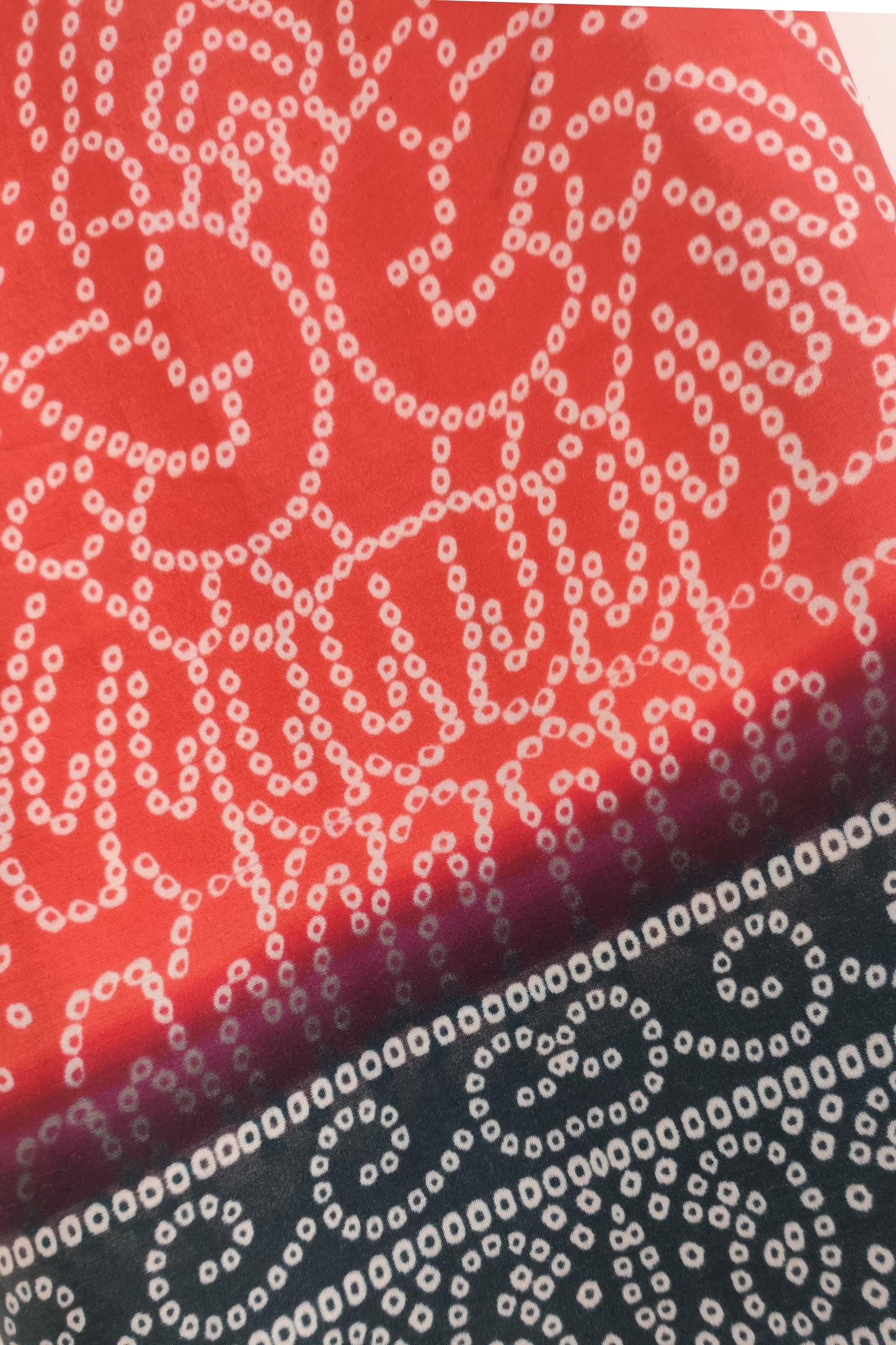 Meadow Orange Bandhani Dupatta