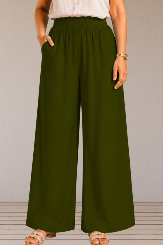 Mehandi Flared Palazzo Pant