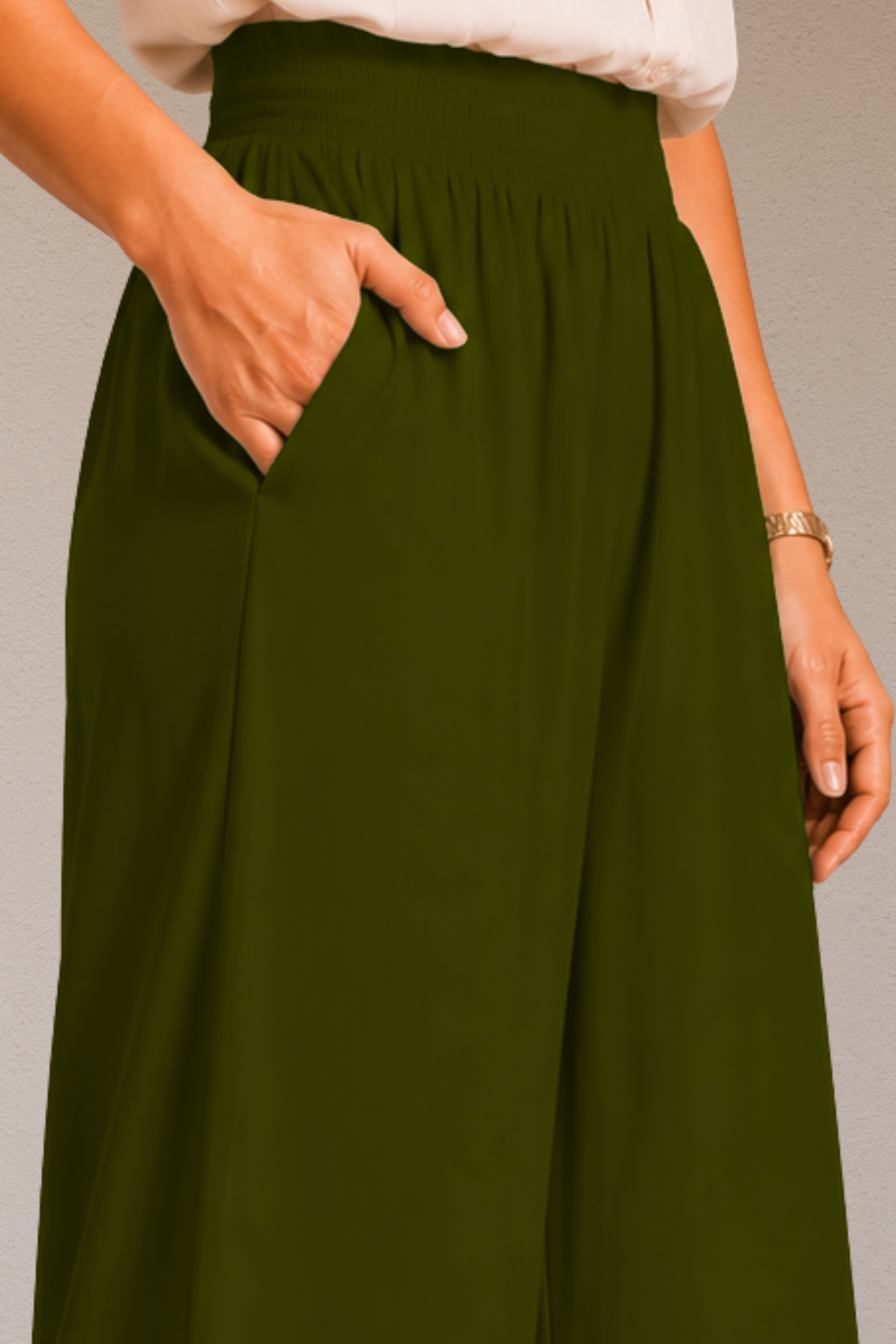 Mehandi Flared Palazzo Pant
