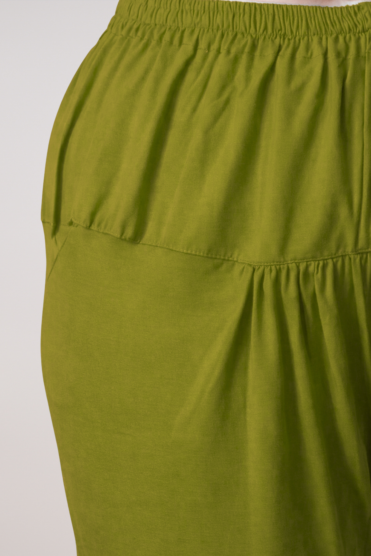 Mehandi Green Cotton Churidar Pants